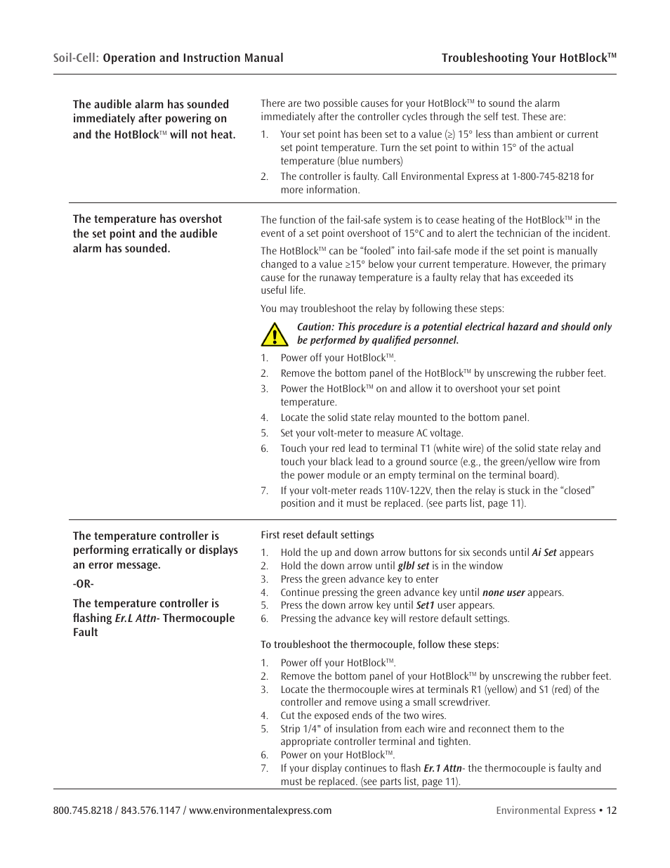 Environmental Express Soil-Cell User Manual | Page 14 / 15