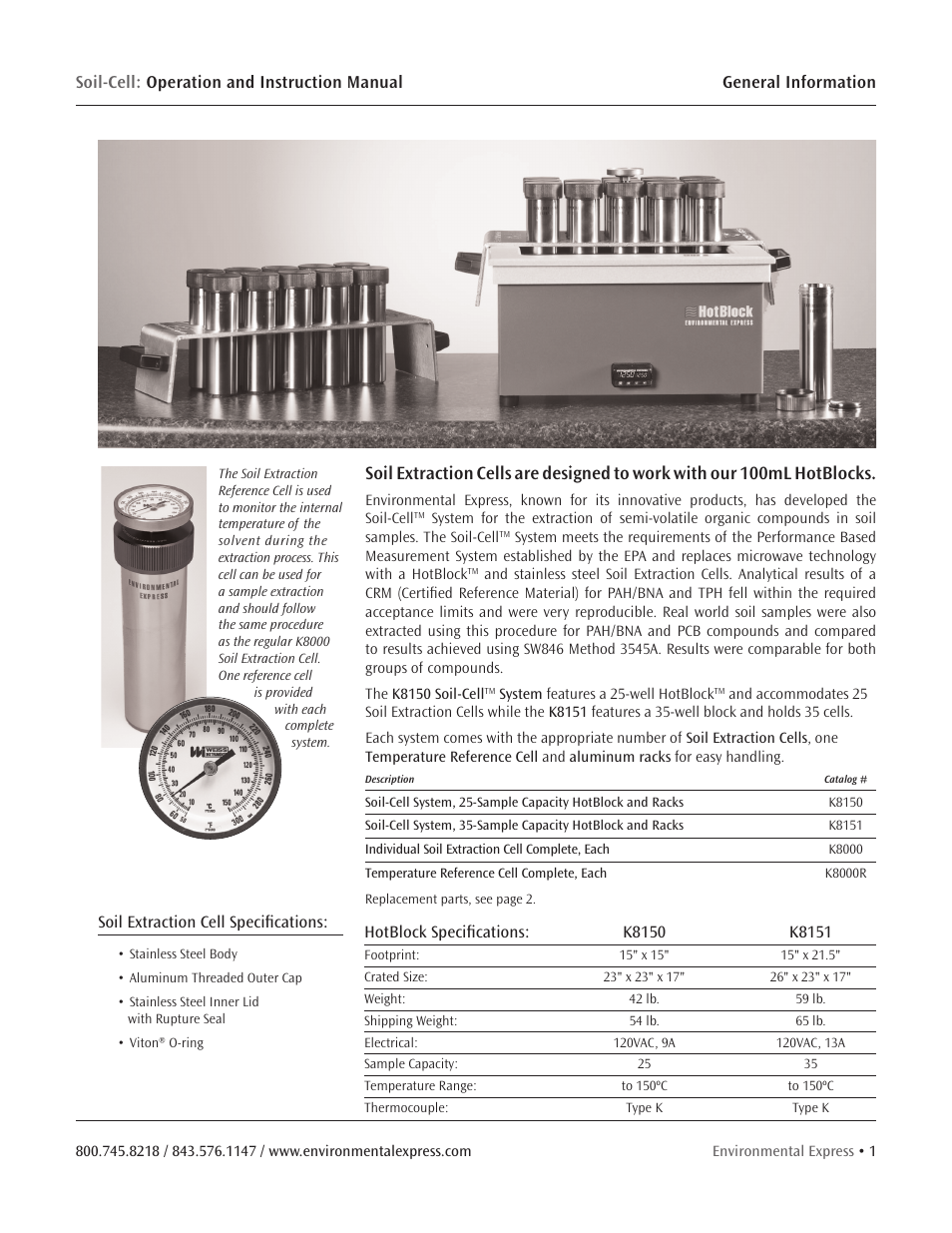 Environmental Express Soil-Cell User Manual | Page 3 / 15