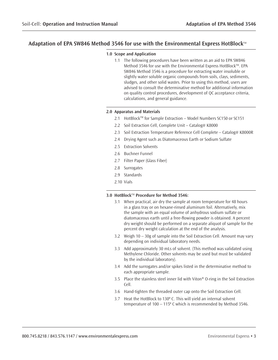 Environmental Express Soil-Cell User Manual | Page 5 / 15