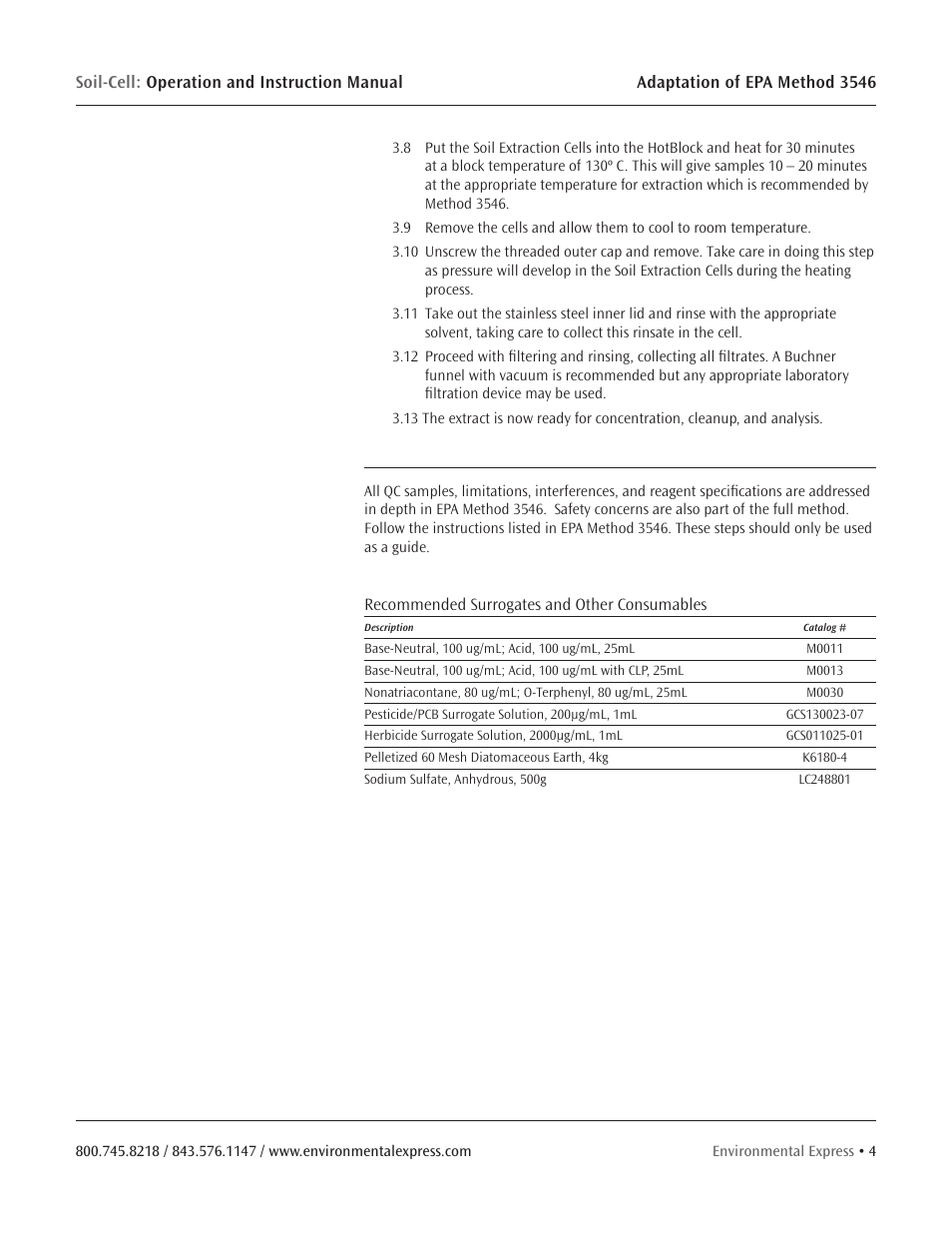 Environmental Express Soil-Cell User Manual | Page 6 / 15