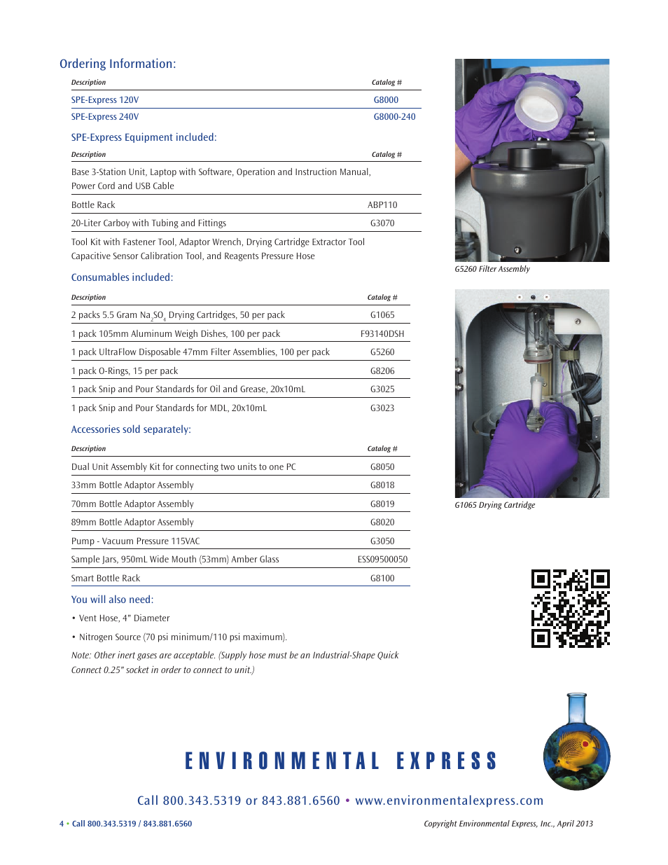 Environmental Express SPE-Express 8.5 User Manual | Page 4 / 4