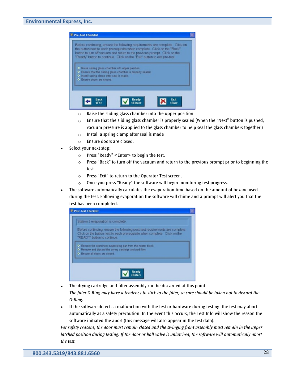 Environmental Express SPE-Express with Cover User Manual | Page 29 / 44