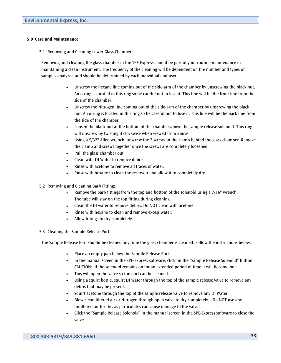 Environmental Express SPE-Express with Cover User Manual | Page 39 / 44