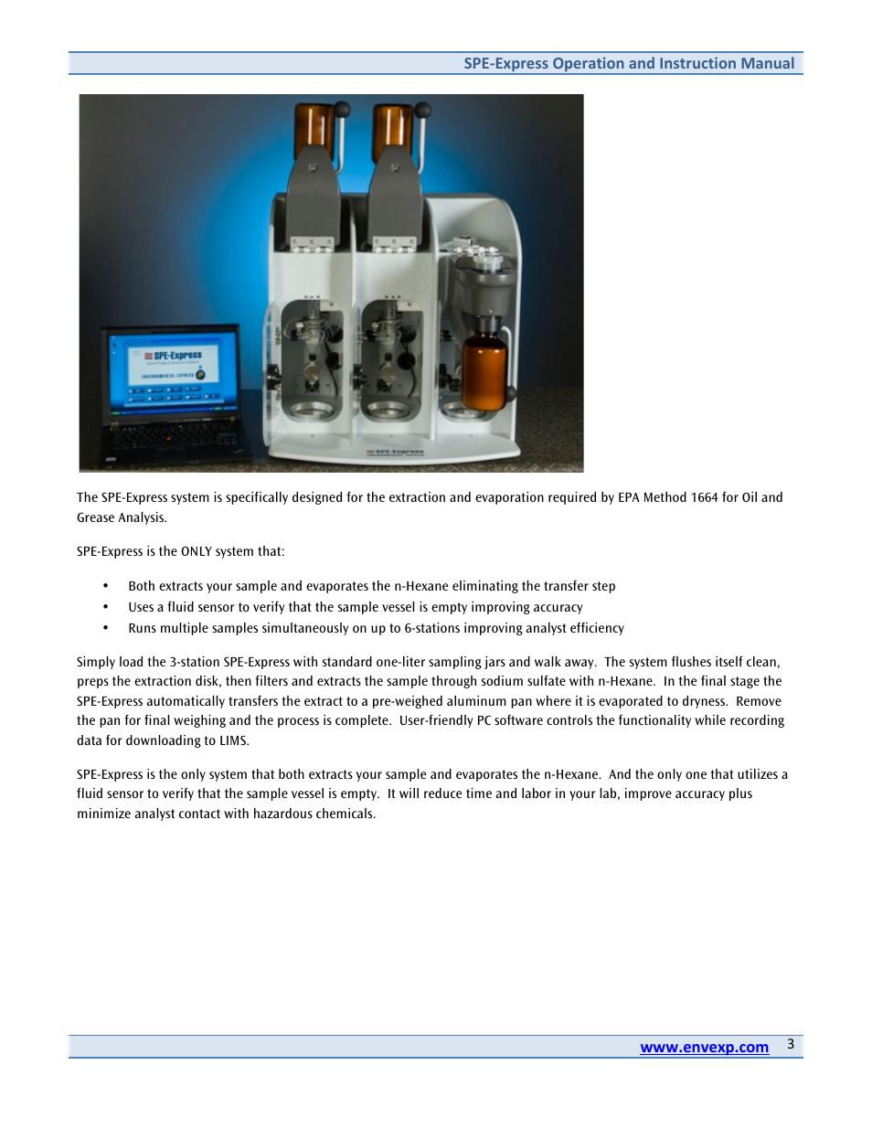 Environmental Express SPE-Express with Cover User Manual | Page 4 / 44