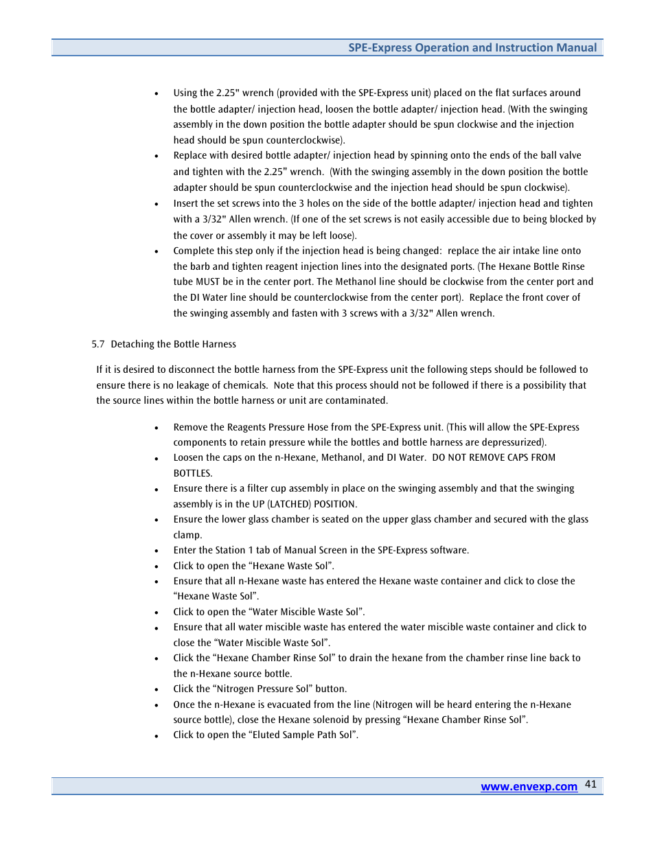 Environmental Express SPE-Express with Cover User Manual | Page 42 / 44