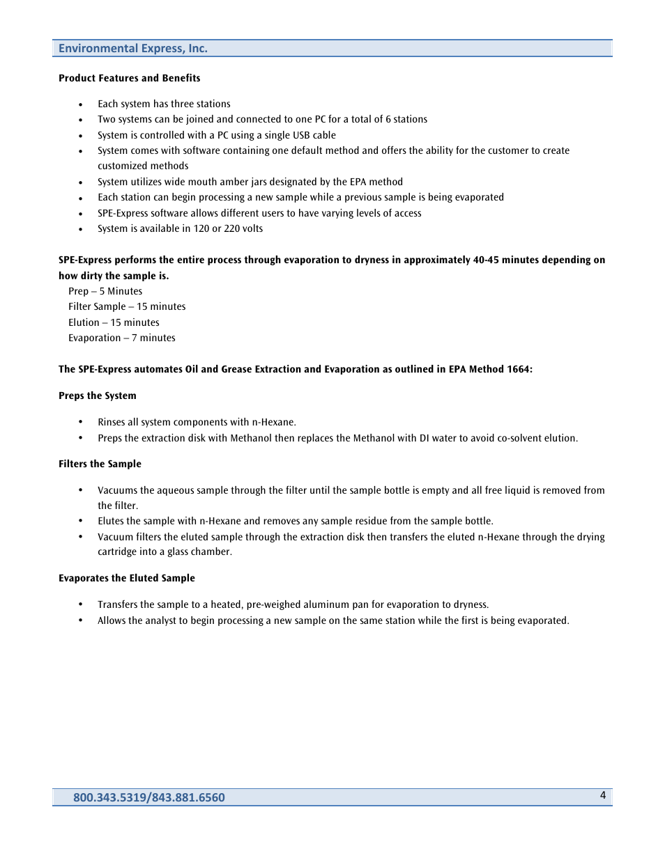 Environmental Express SPE-Express with Cover User Manual | Page 5 / 44