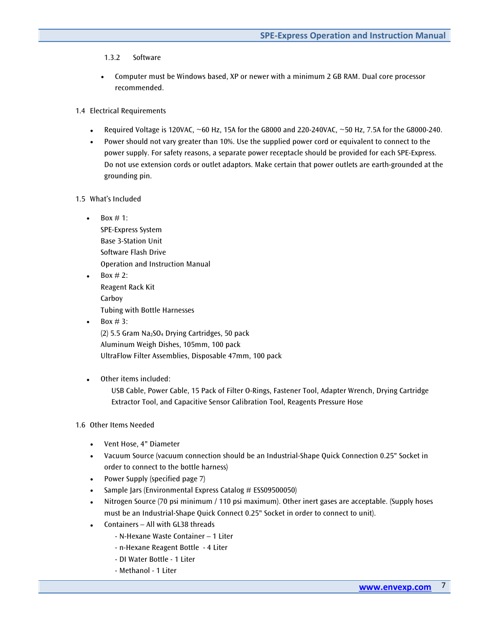 Environmental Express SPE-Express with Cover User Manual | Page 8 / 44