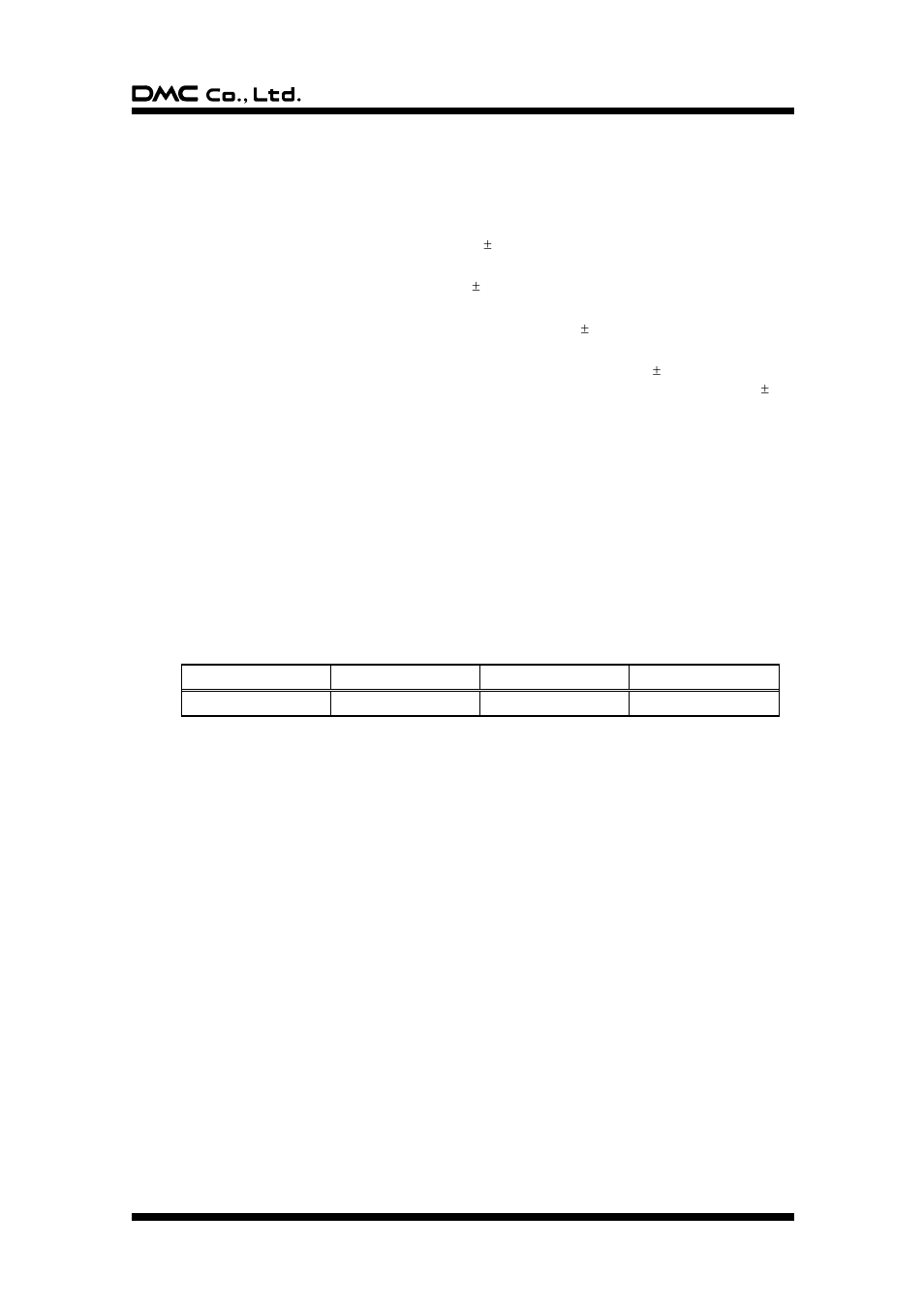 Reliability condition, 1. temperature condition, Recommended connector | 1. recommended connector | DMC FST Series User Manual | Page 7 / 12