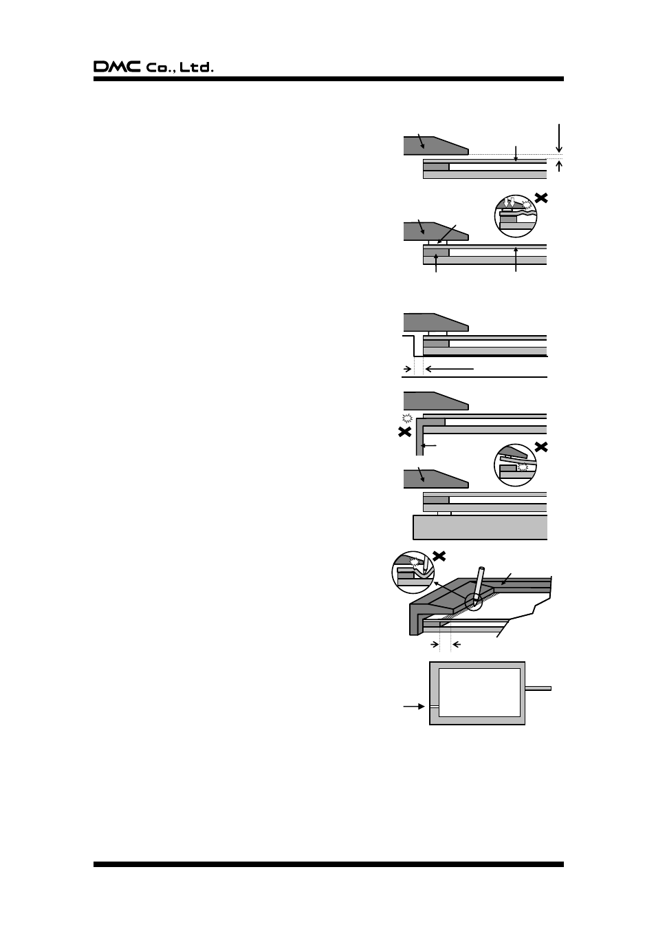 5. mounting notes | DMC FST Series User Manual | Page 9 / 12