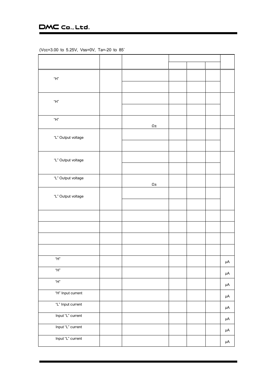 4. dc standards | DMC TSC-30/IC User Manual | Page 15 / 39