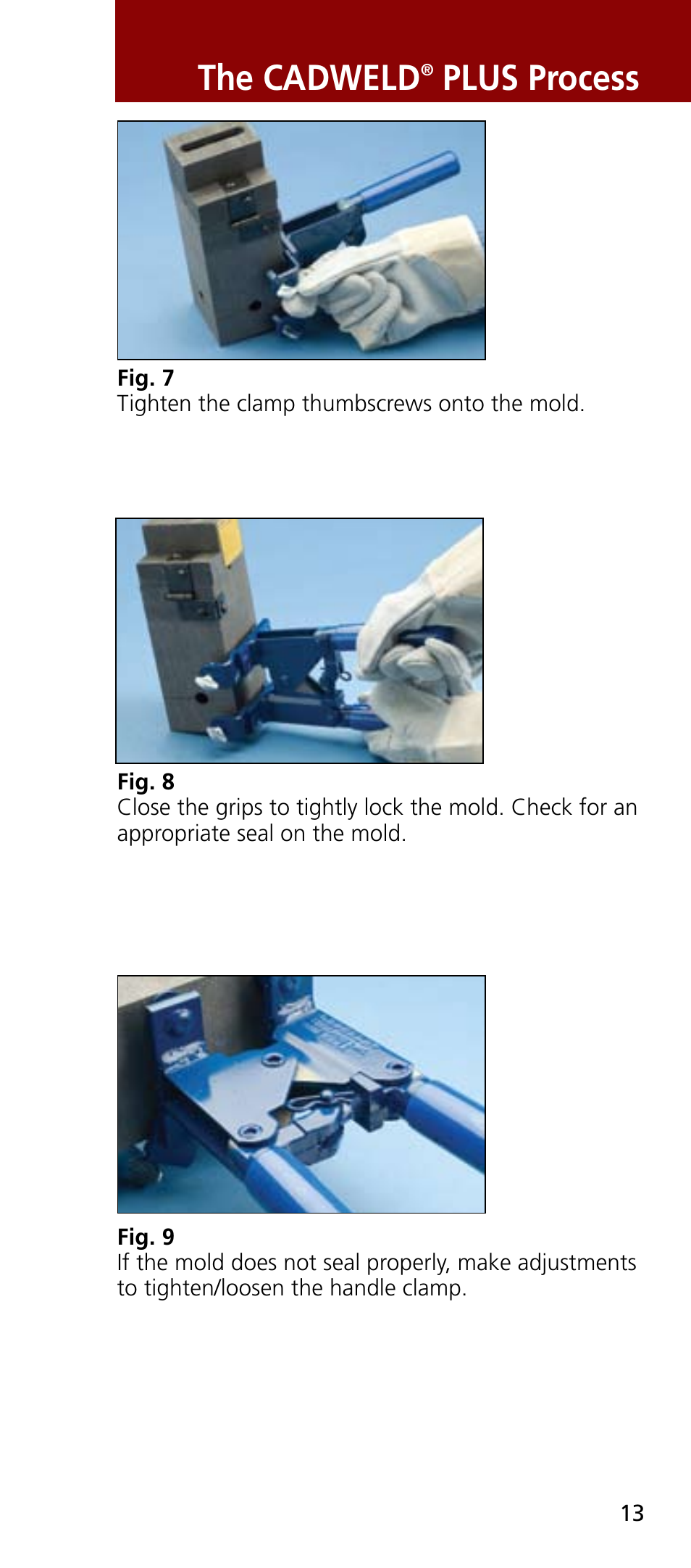 The cadweld, Plus process | ERICO CADWELD Exothermic Welding User Manual | Page 15 / 40