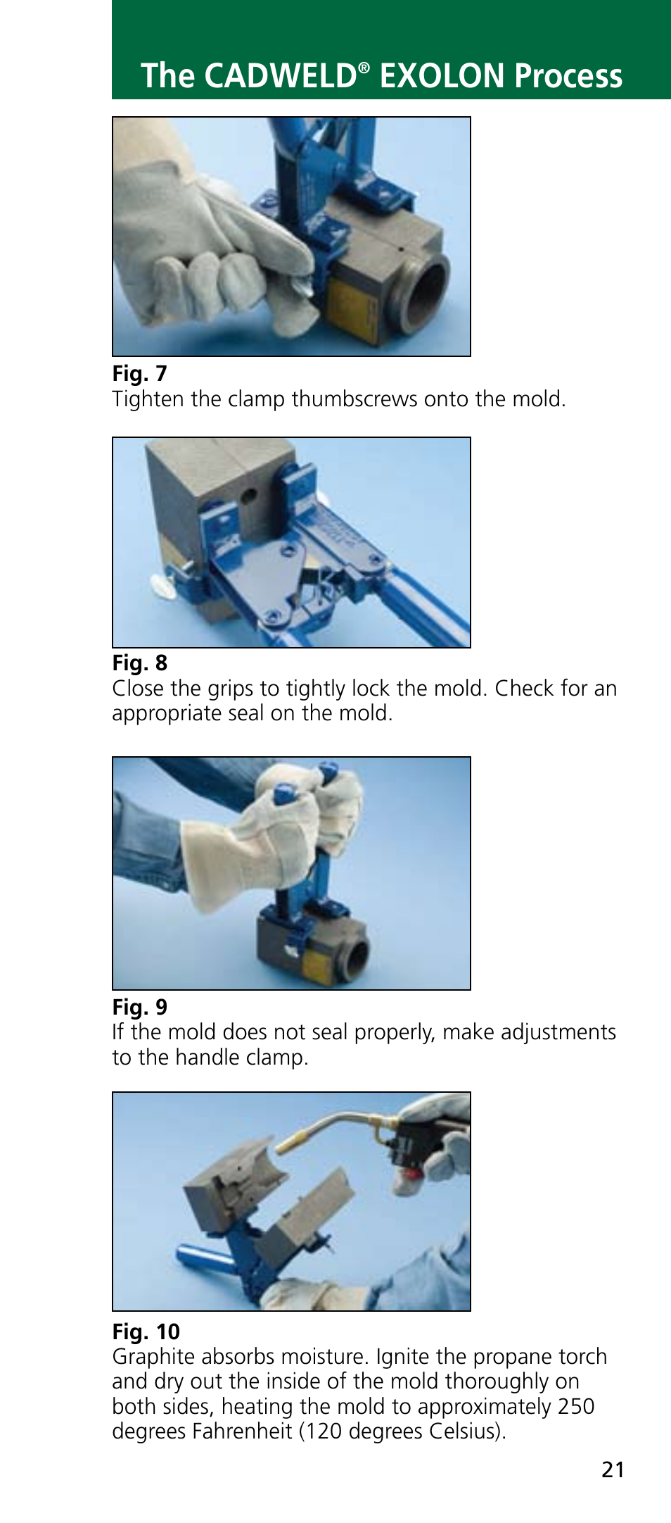 The cadweld, Exolon process | ERICO CADWELD Exothermic Welding User Manual | Page 23 / 40