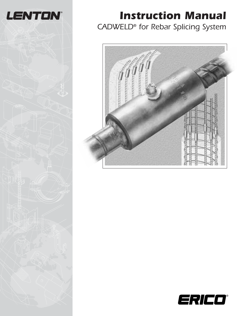 ERICO CADWELD for Rebar Splicing System User Manual | 20 pages