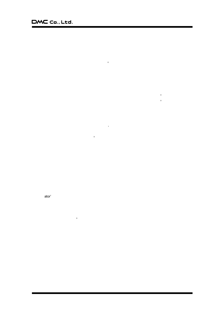Storage specification, 1. storage conditions, 2. baking | DMC TSC-40/IC User Manual | Page 16 / 24