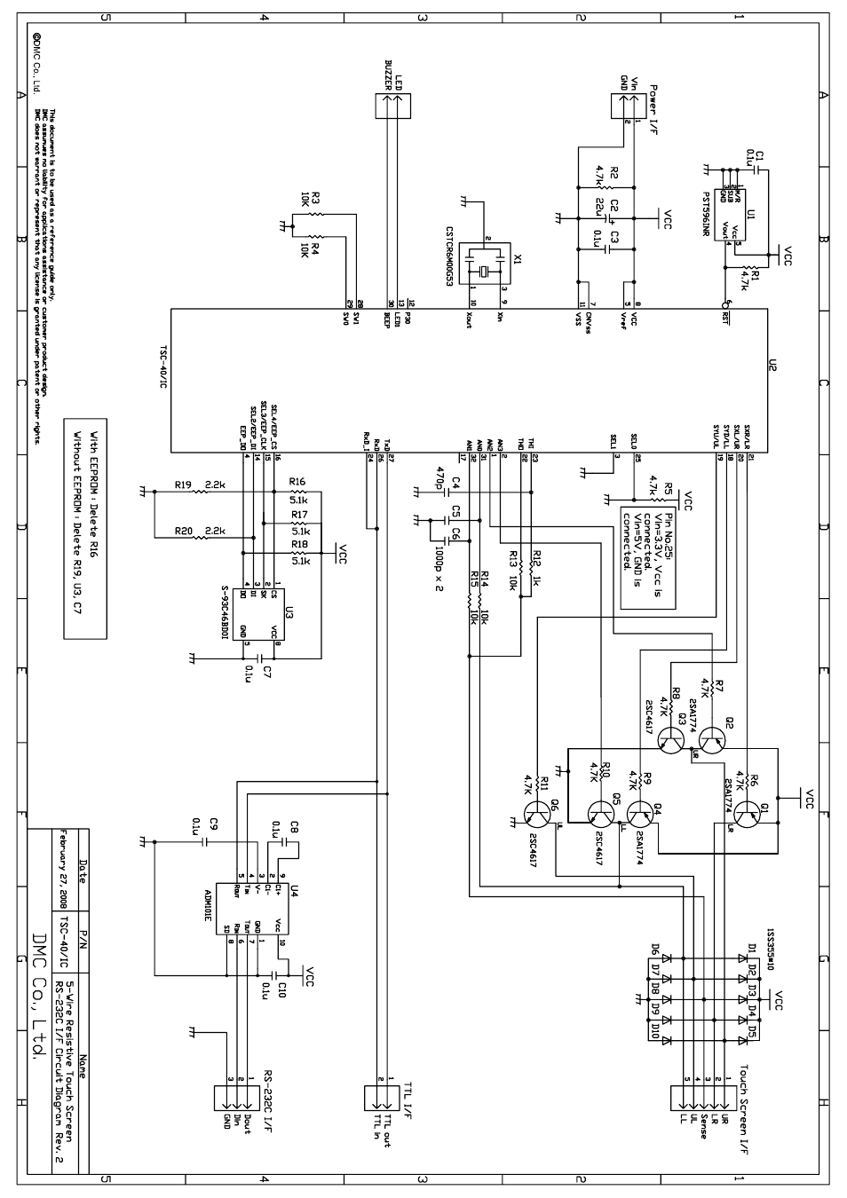 DMC TSC-40/IC User Manual | Page 24 / 24