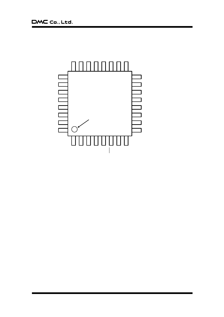Pin layout and representation, Tsc-40x xxx, Marking specification | DMC TSC-40/IC User Manual | Page 5 / 24