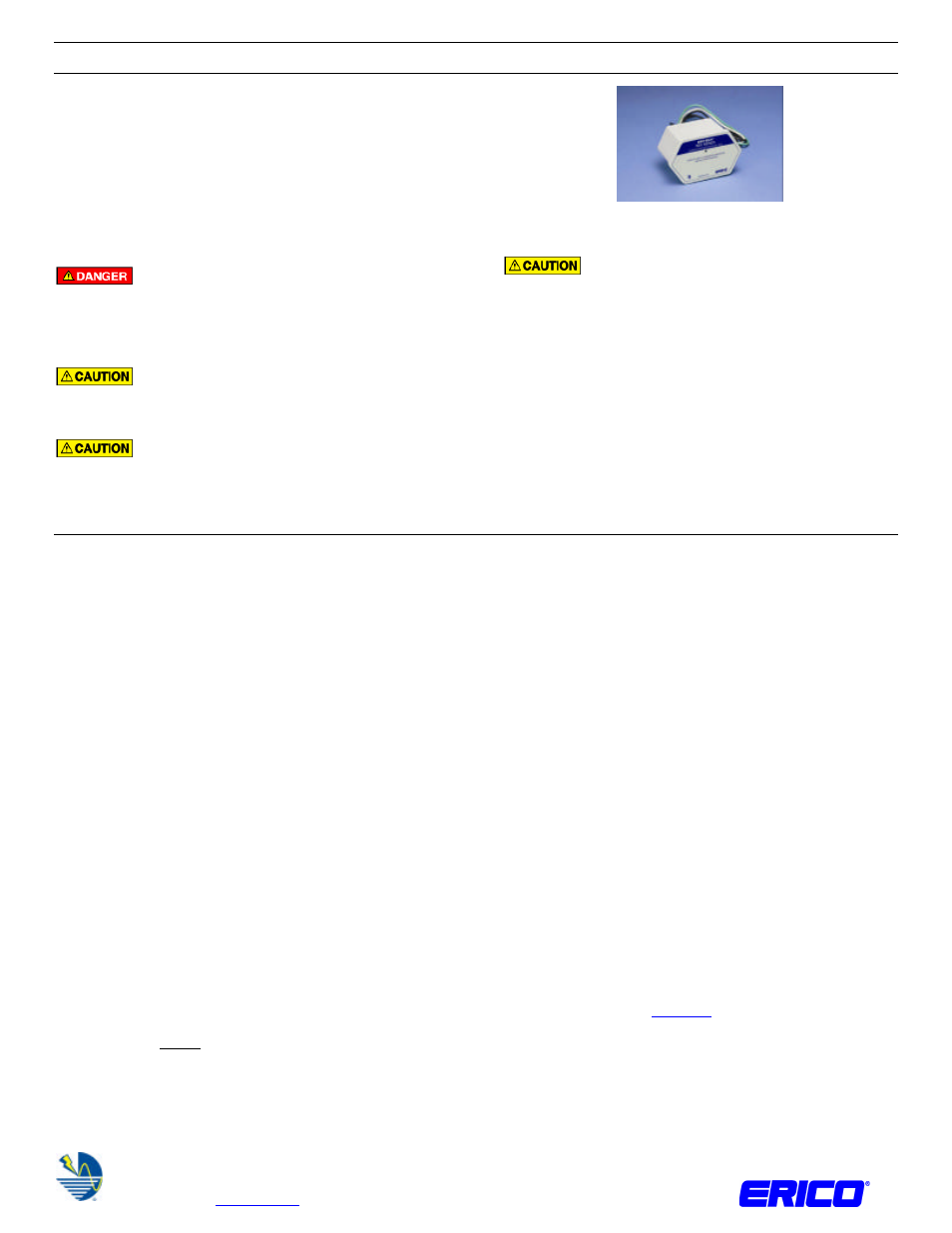 ERICO SES40P Series SPD User Manual | 2 pages