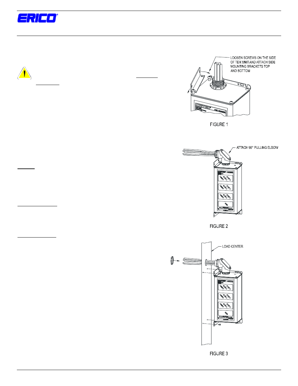 ERICO TDX100SM User Manual | 1 page