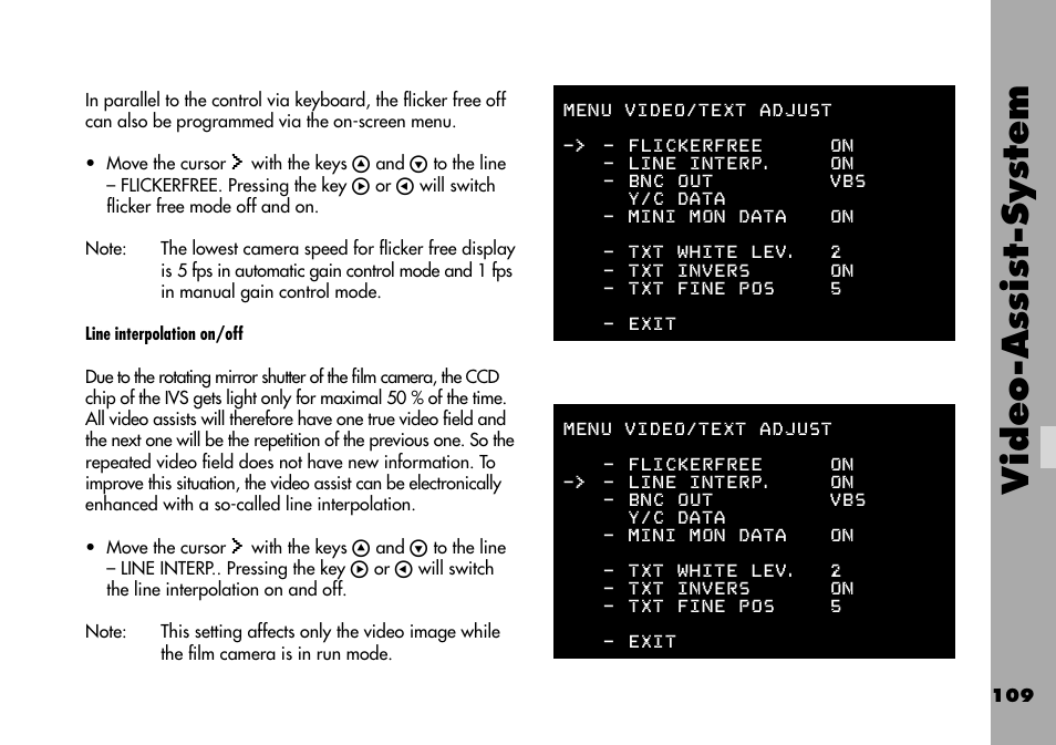 Video-assist-system | ARRI ARRIFLEX 235 User Manual | Page 109 / 178