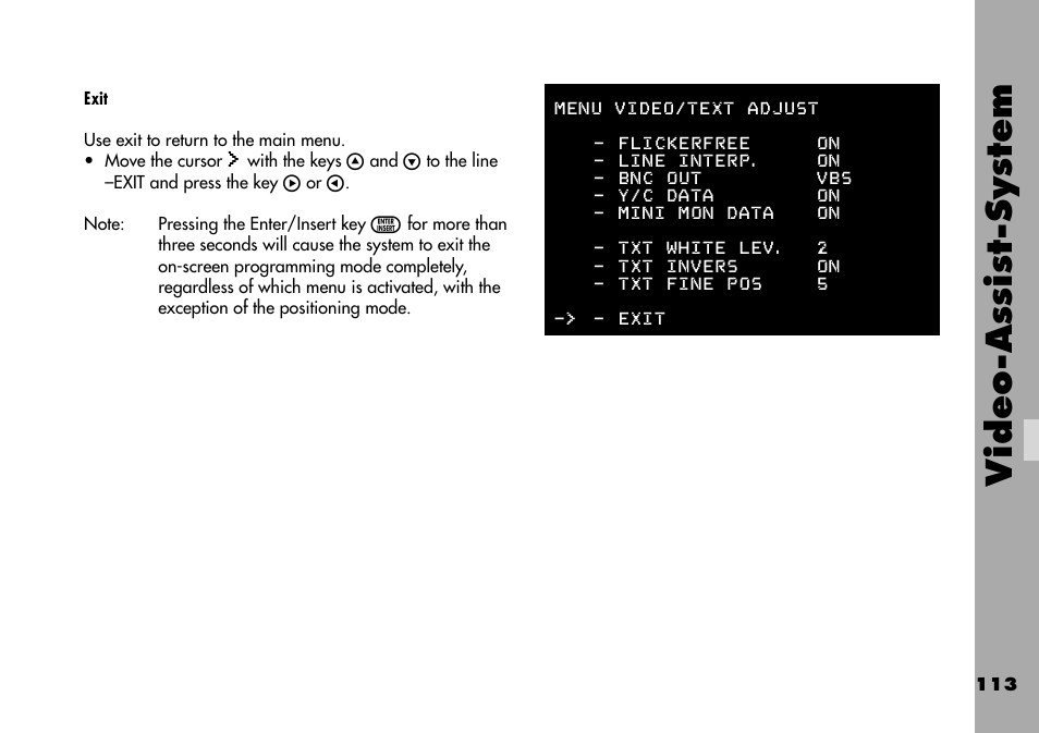 Video-assist-system | ARRI ARRIFLEX 235 User Manual | Page 113 / 178
