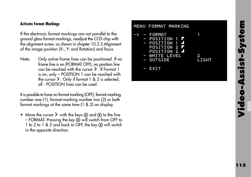 Video-assist-system | ARRI ARRIFLEX 235 User Manual | Page 115 / 178