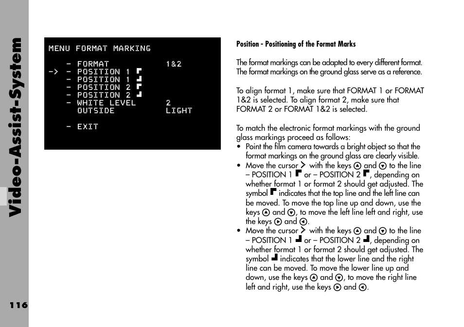 Video-assist-system | ARRI ARRIFLEX 235 User Manual | Page 116 / 178