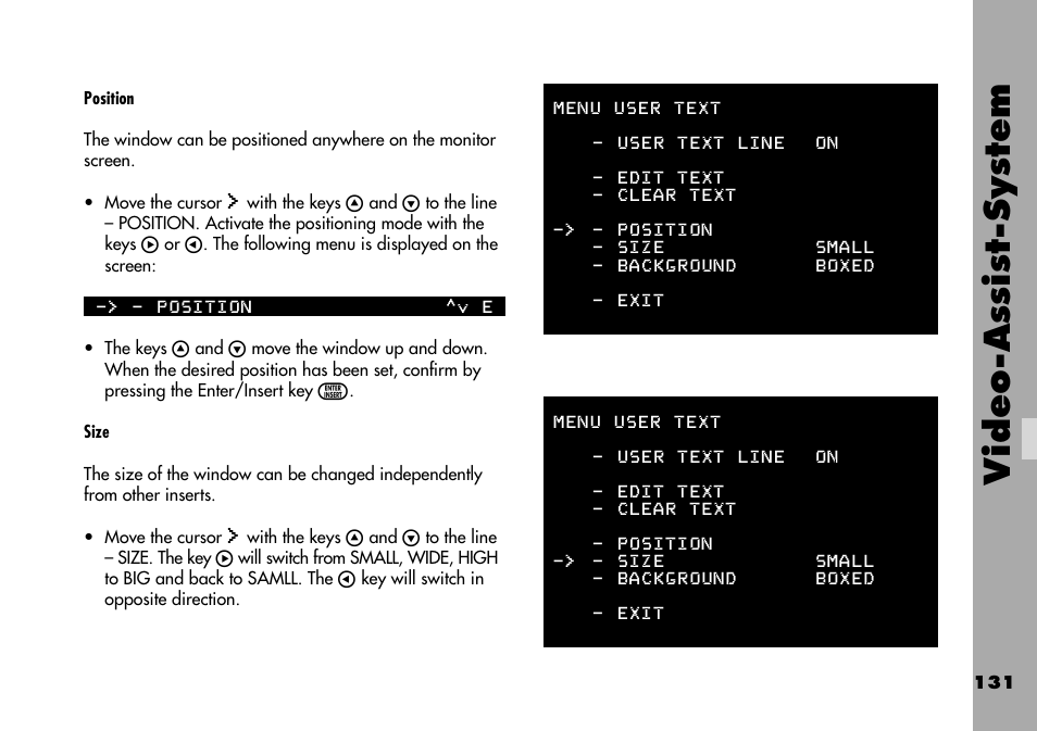 Video-assist-system | ARRI ARRIFLEX 235 User Manual | Page 131 / 178