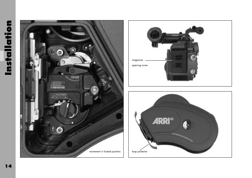 Installation | ARRI ARRIFLEX 235 User Manual | Page 14 / 178