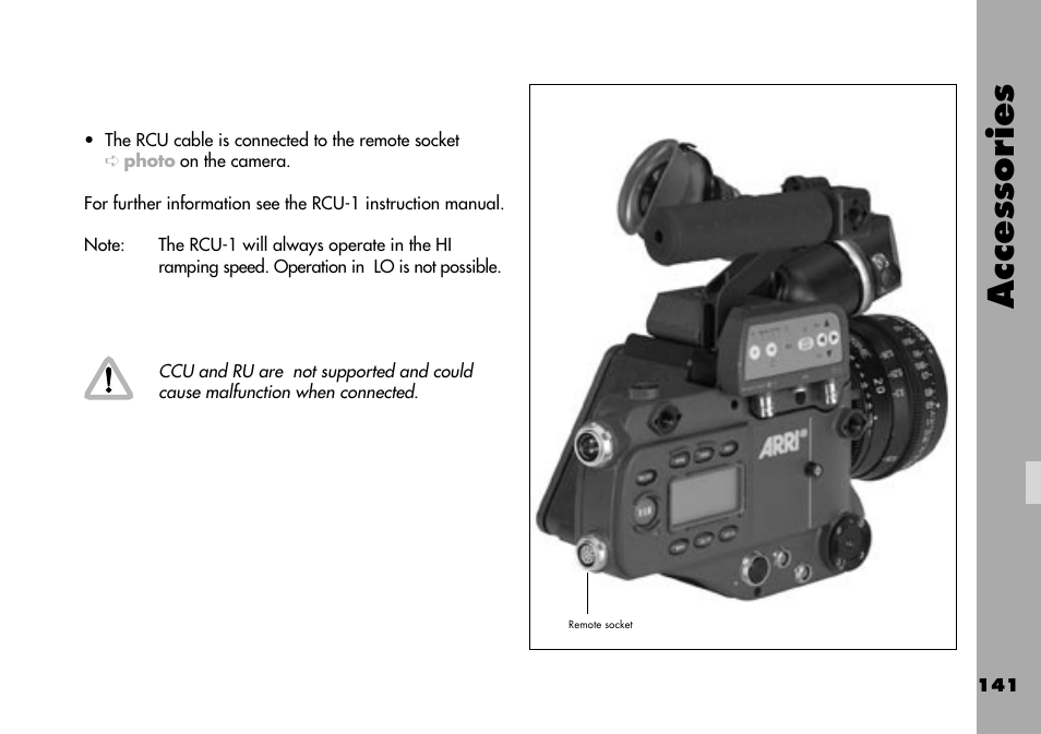 Accessories | ARRI ARRIFLEX 235 User Manual | Page 141 / 178