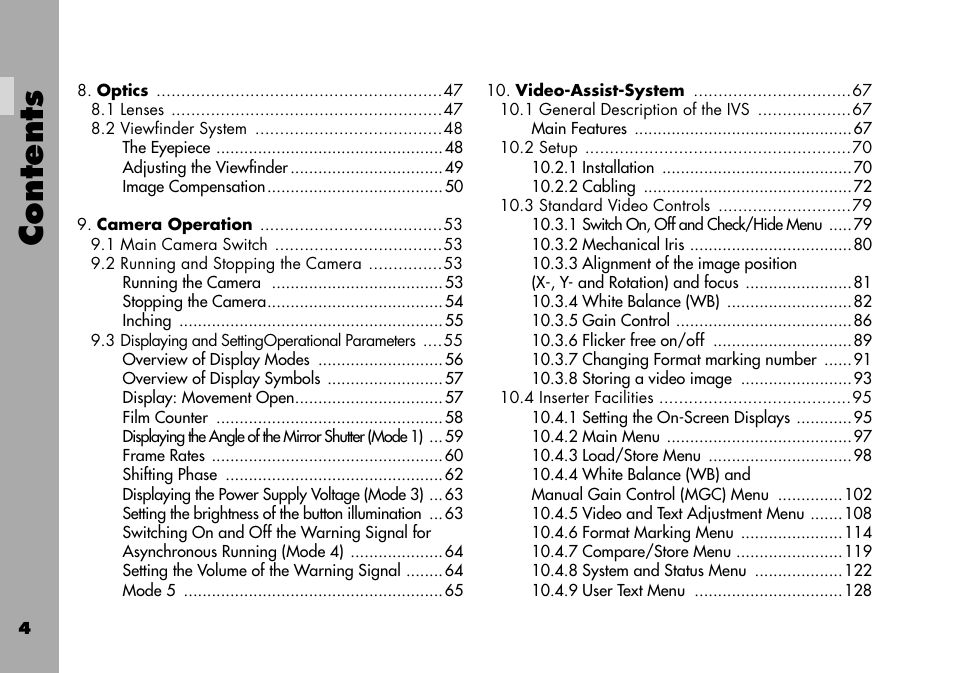 ARRI ARRIFLEX 235 User Manual | Page 4 / 178
