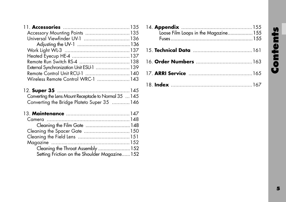 ARRI ARRIFLEX 235 User Manual | Page 5 / 178