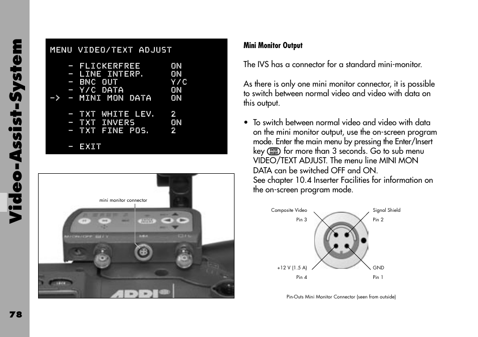 Video-assist-system | ARRI ARRIFLEX 235 User Manual | Page 78 / 178