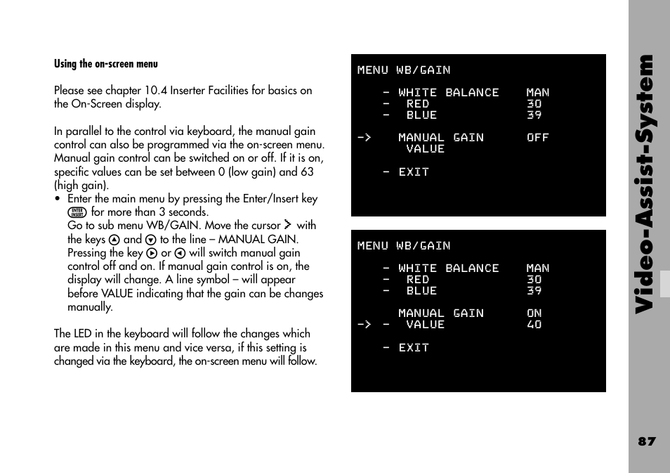 Video-assist-system | ARRI ARRIFLEX 235 User Manual | Page 87 / 178