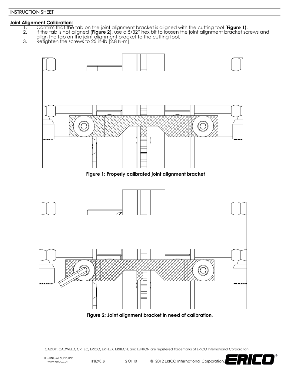 Sheet2, Drawing view2, Drawing view3 | ERICO IJS100 Insulated Joint Slotter User Manual | Page 2 / 10