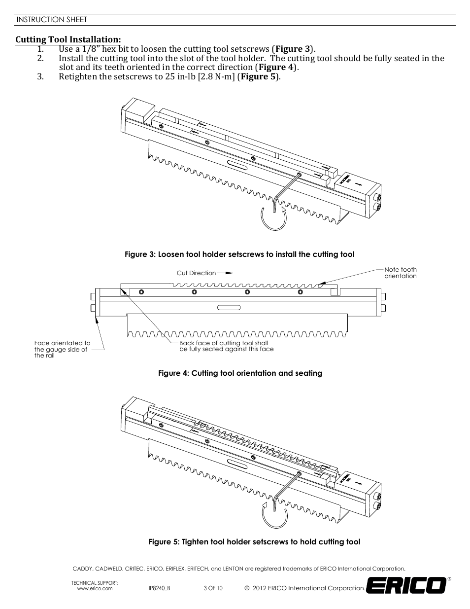 Sheet3, Drawing view4, Drawing view5 | Drawing view6, Drawing view47, Drawing view49 | ERICO IJS100 Insulated Joint Slotter User Manual | Page 3 / 10