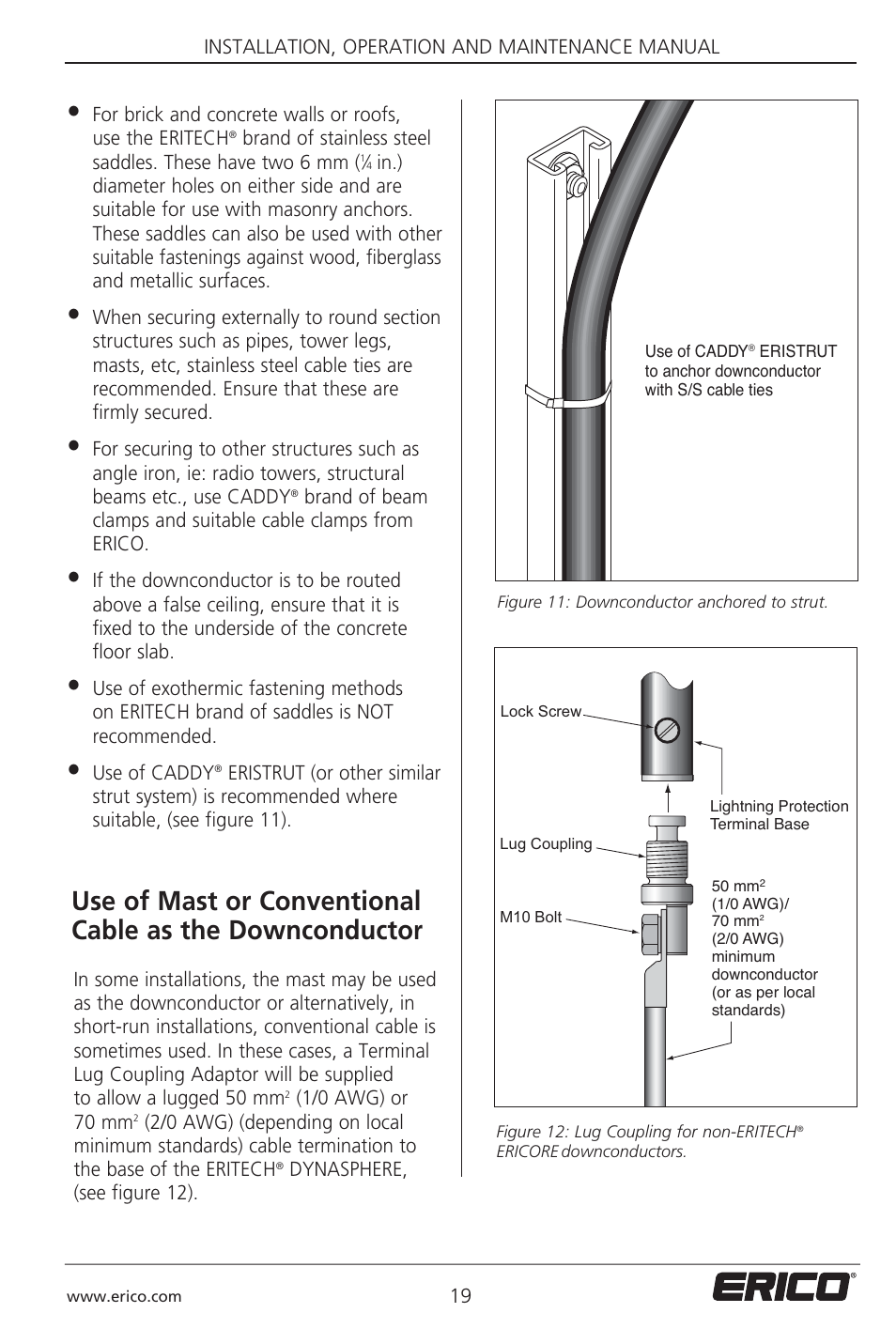 ERICO 3000 ERITECH SYSTEM User Manual | Page 21 / 68