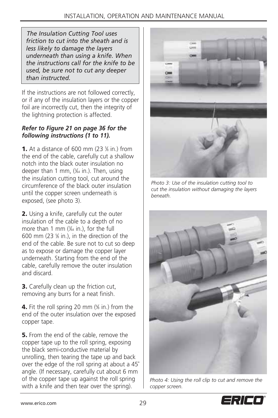 ERICO 3000 ERITECH SYSTEM User Manual | Page 31 / 68