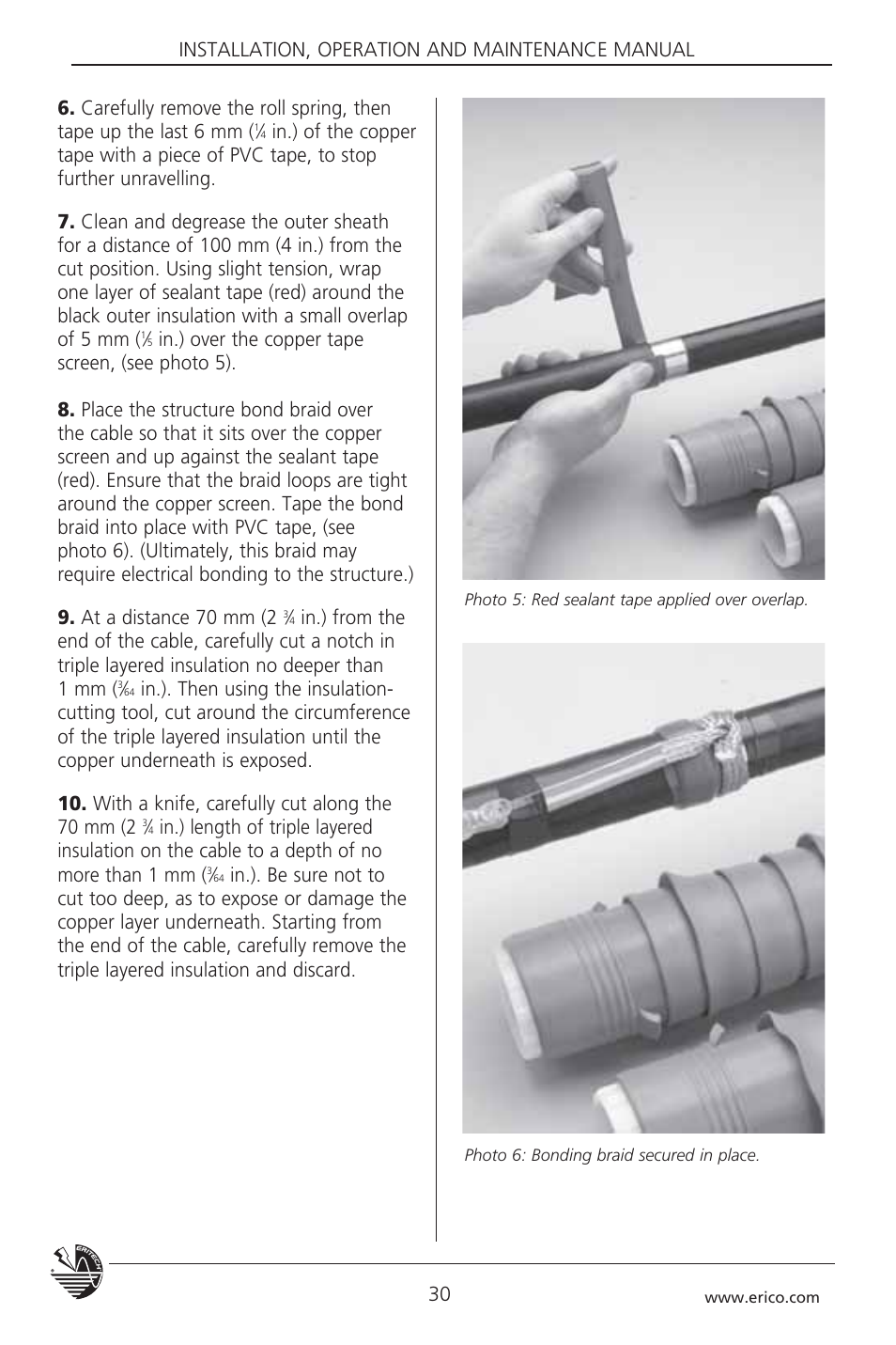 Installation, operation and maintenance manual 30 | ERICO 3000 ERITECH SYSTEM User Manual | Page 32 / 68