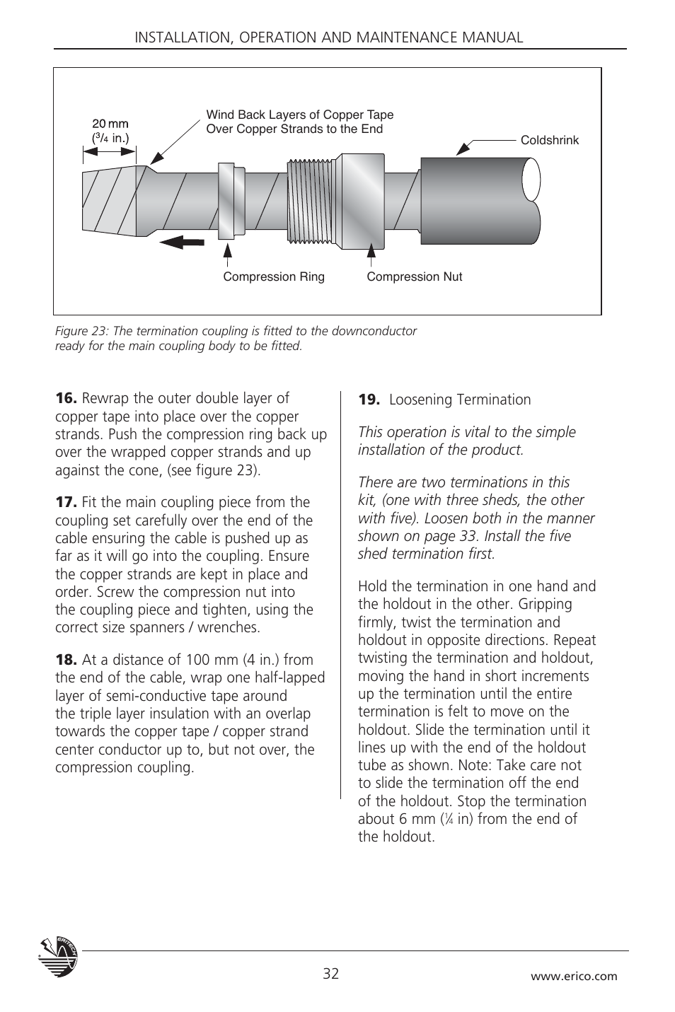 ERICO 3000 ERITECH SYSTEM User Manual | Page 34 / 68