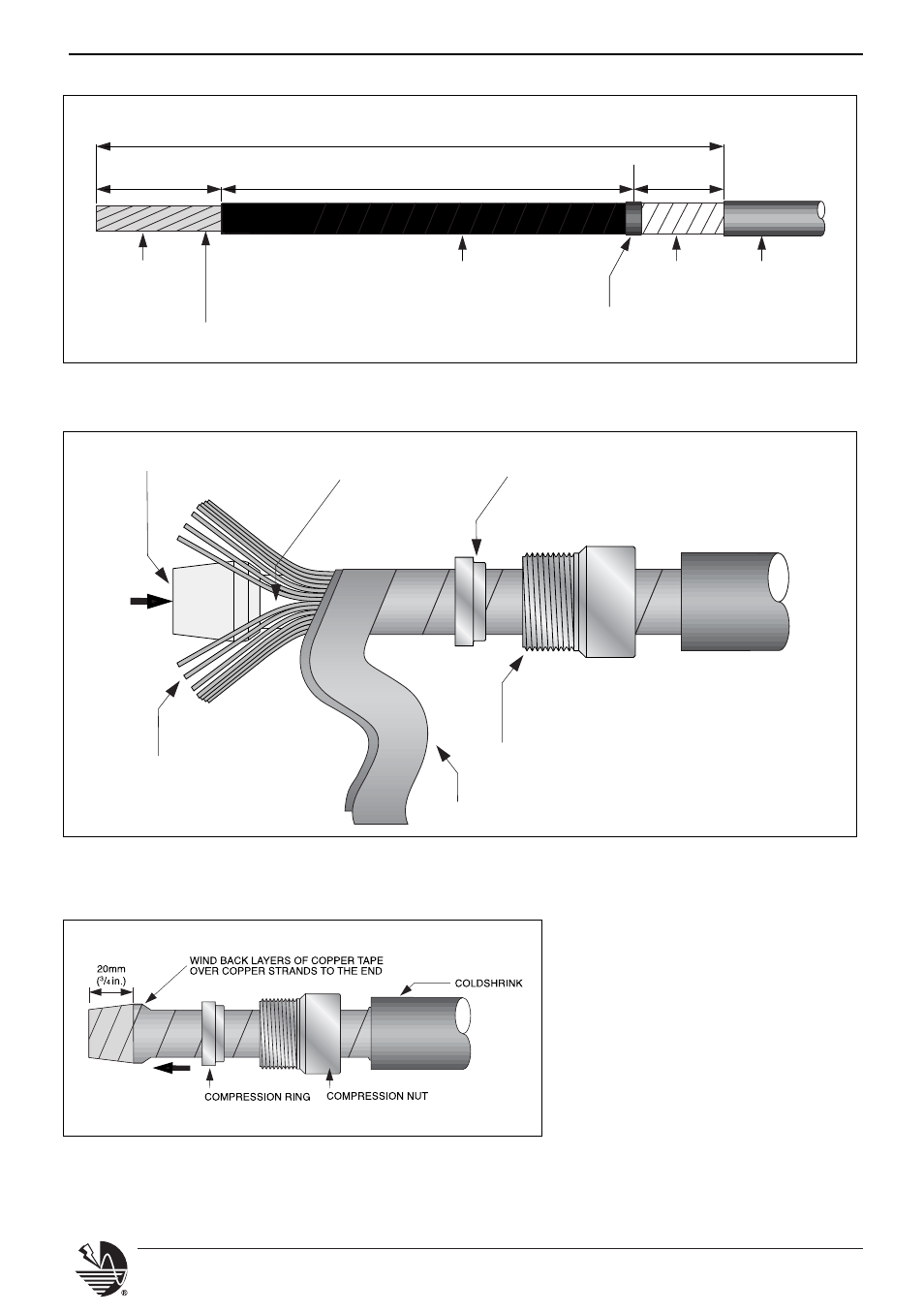 Installation, operation and maintenance manual 10, Figure 4: cutting dimensions | ERICO ERITECH ERICORE Upper Termination User Manual | Page 10 / 12