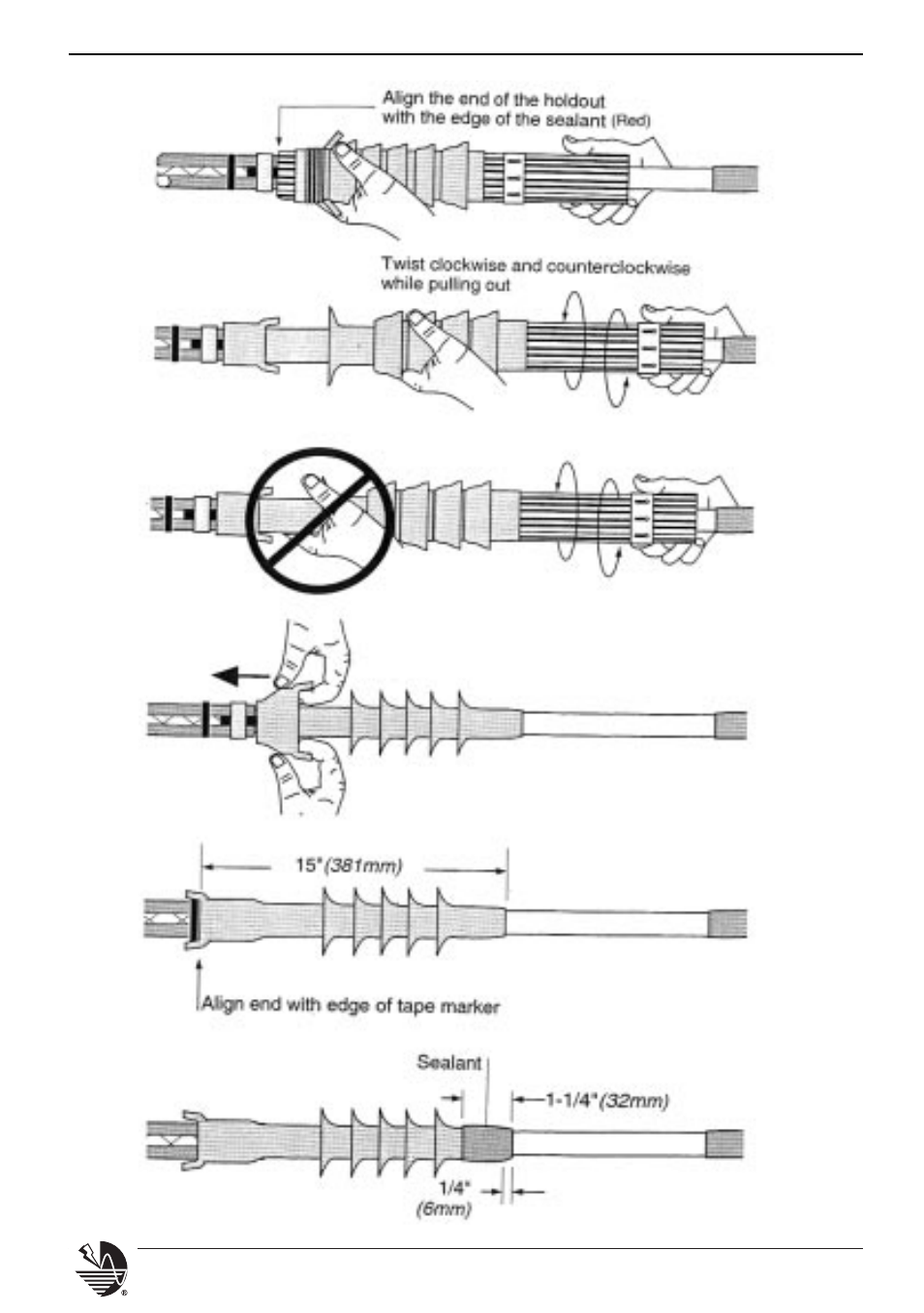 ERICO ERITECH ERICORE Upper Termination User Manual | Page 8 / 12
