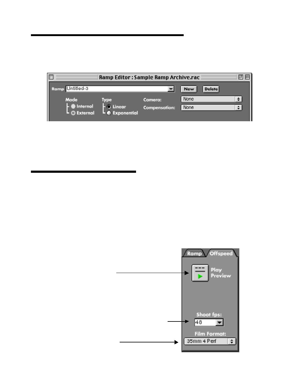 How to preview a post-production ramp, How to preview an offspeed | ARRI Ramp Preview Controller User Manual | Page 17 / 46