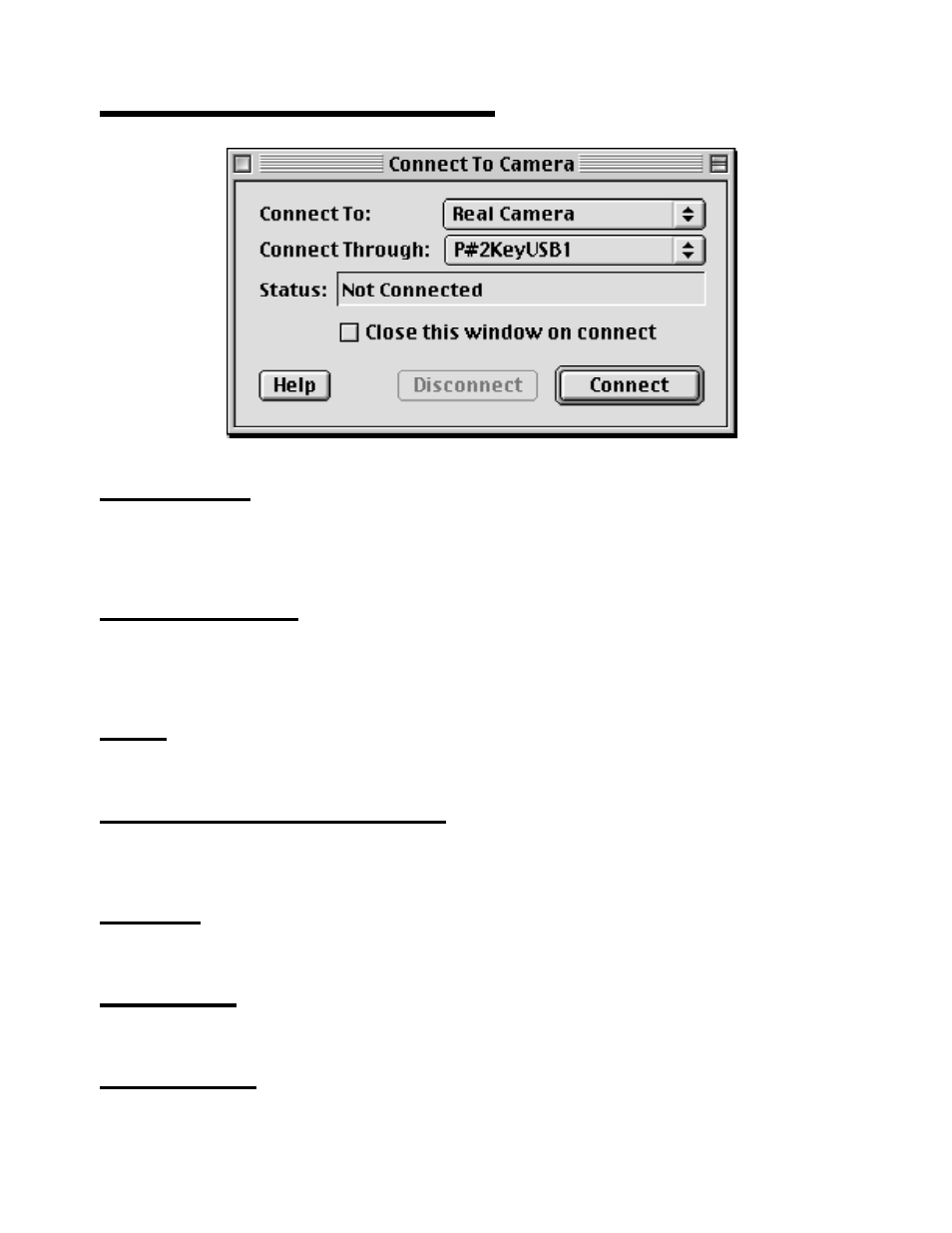The connect to camera window | ARRI Ramp Preview Controller User Manual | Page 36 / 46