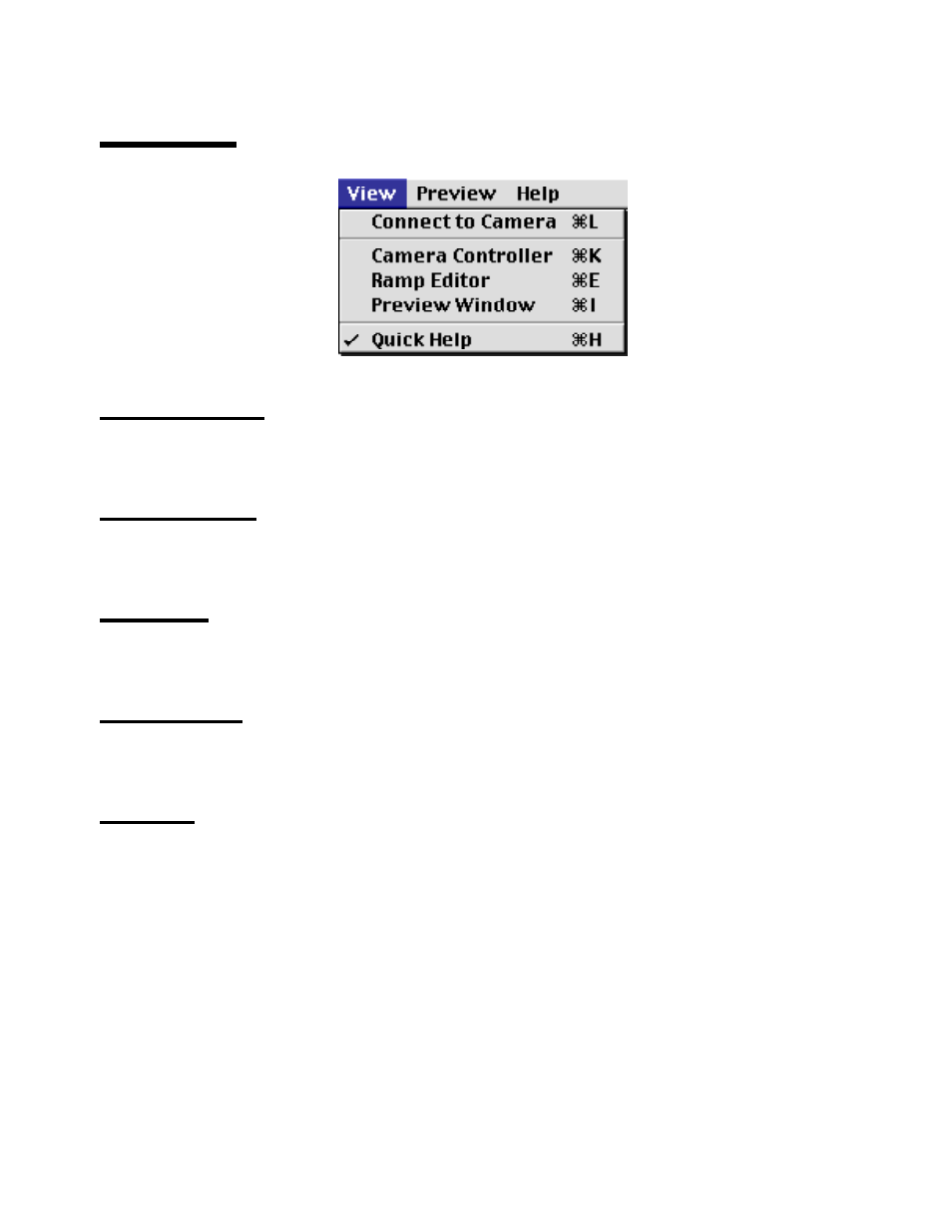 View menu | ARRI Ramp Preview Controller User Manual | Page 44 / 46