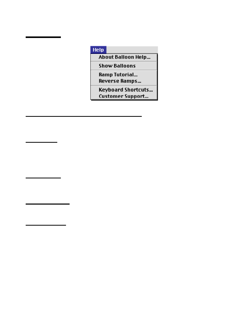 Help menu | ARRI Ramp Preview Controller User Manual | Page 46 / 46