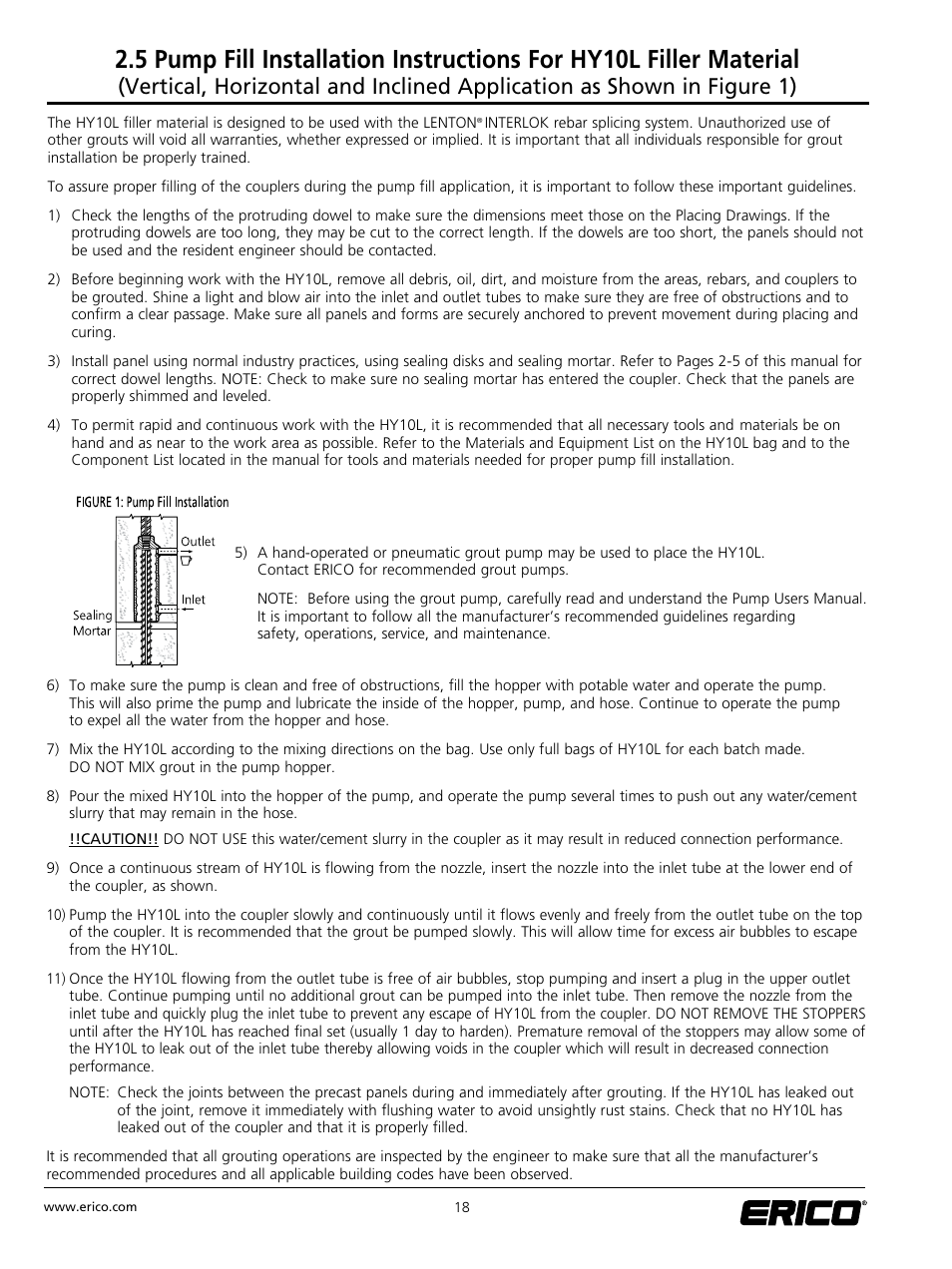 ERICO LENTON INTERLOK Rebar Splicing System User Manual | Page 24 / 28