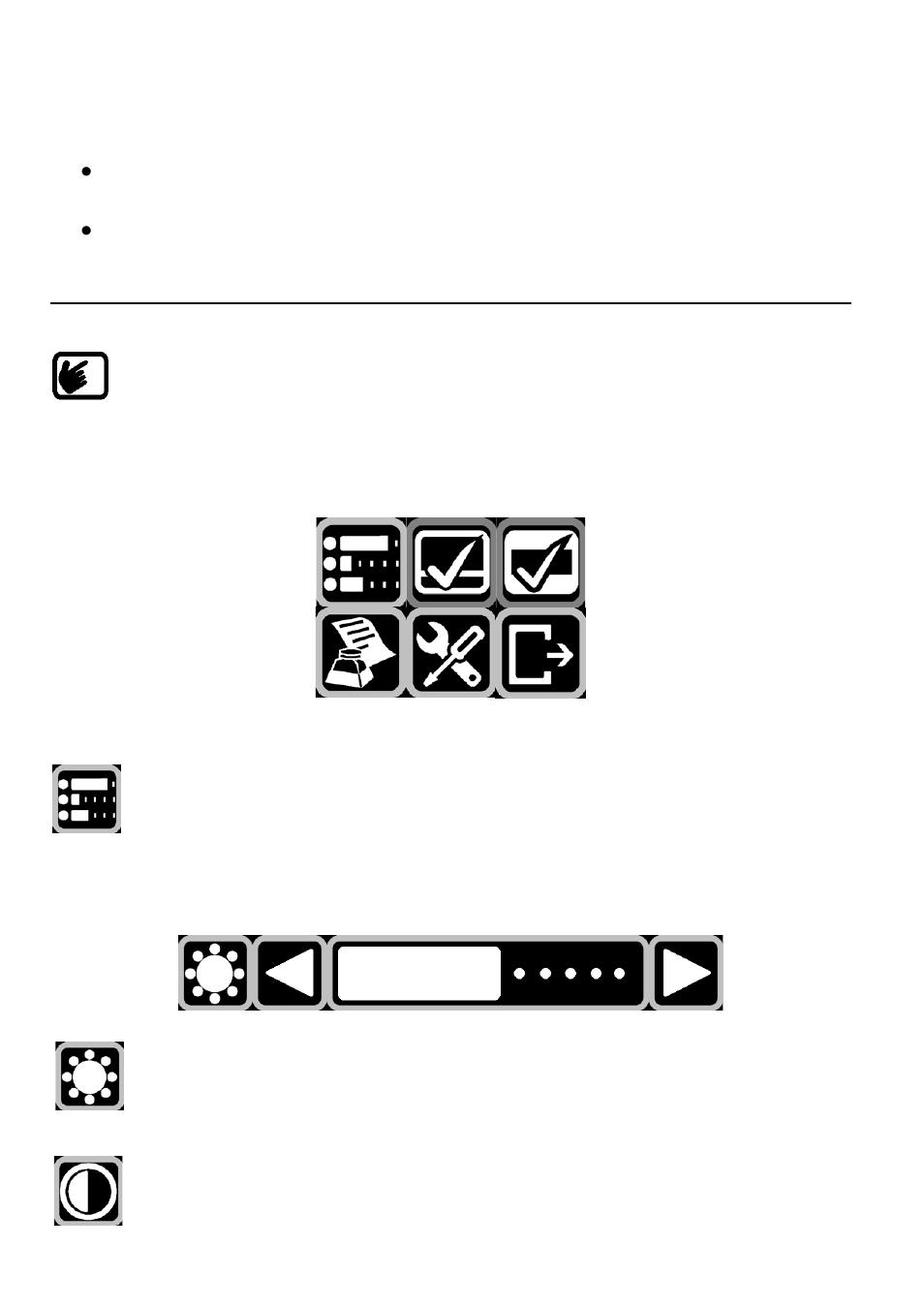 Hotspots, The touch screen menu, 6a. video controls menu | Eschenbach Optik Eclipse Touch User Manual | Page 10 / 15