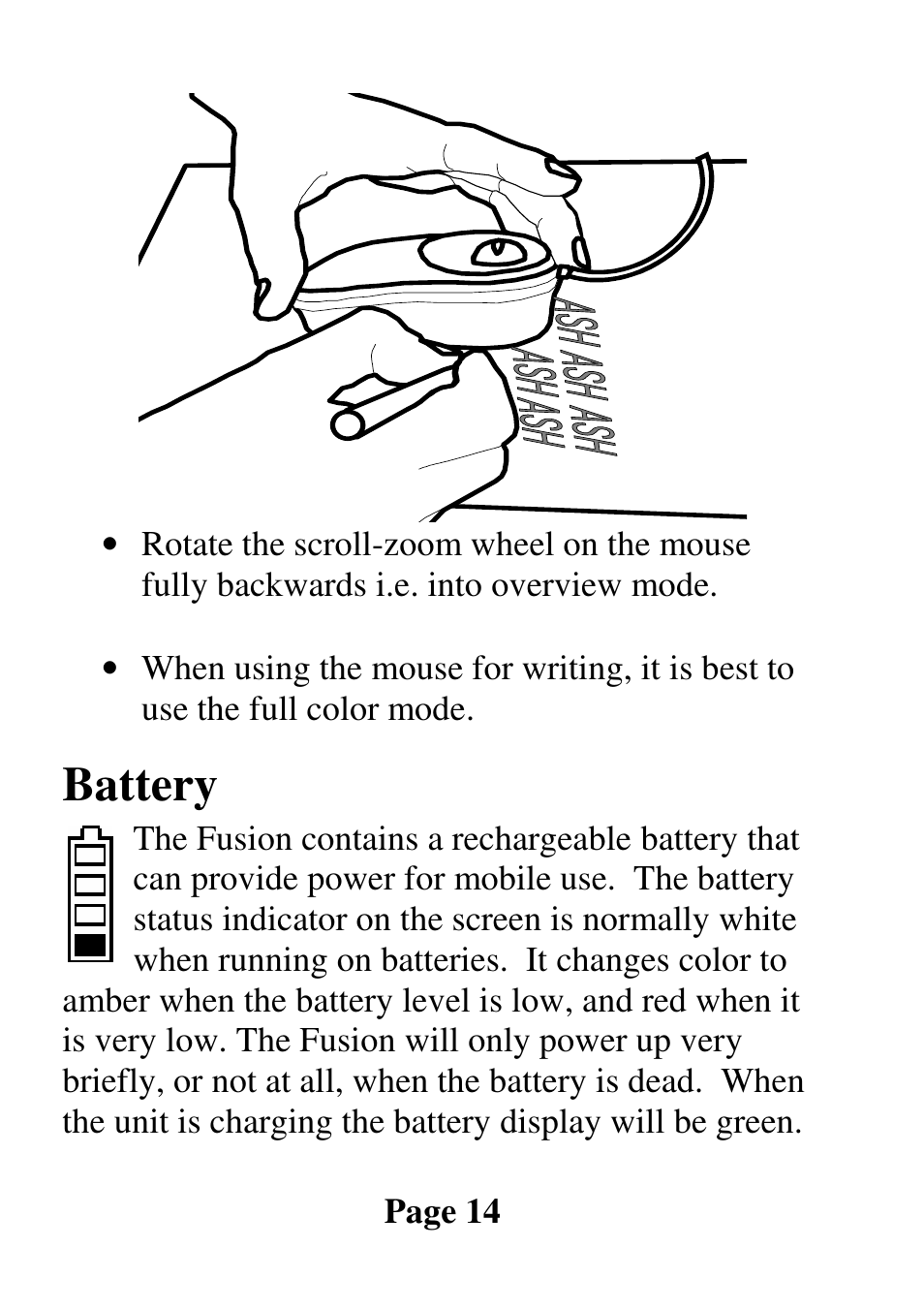 Battery | Eschenbach Optik Fusion User Manual | Page 15 / 20