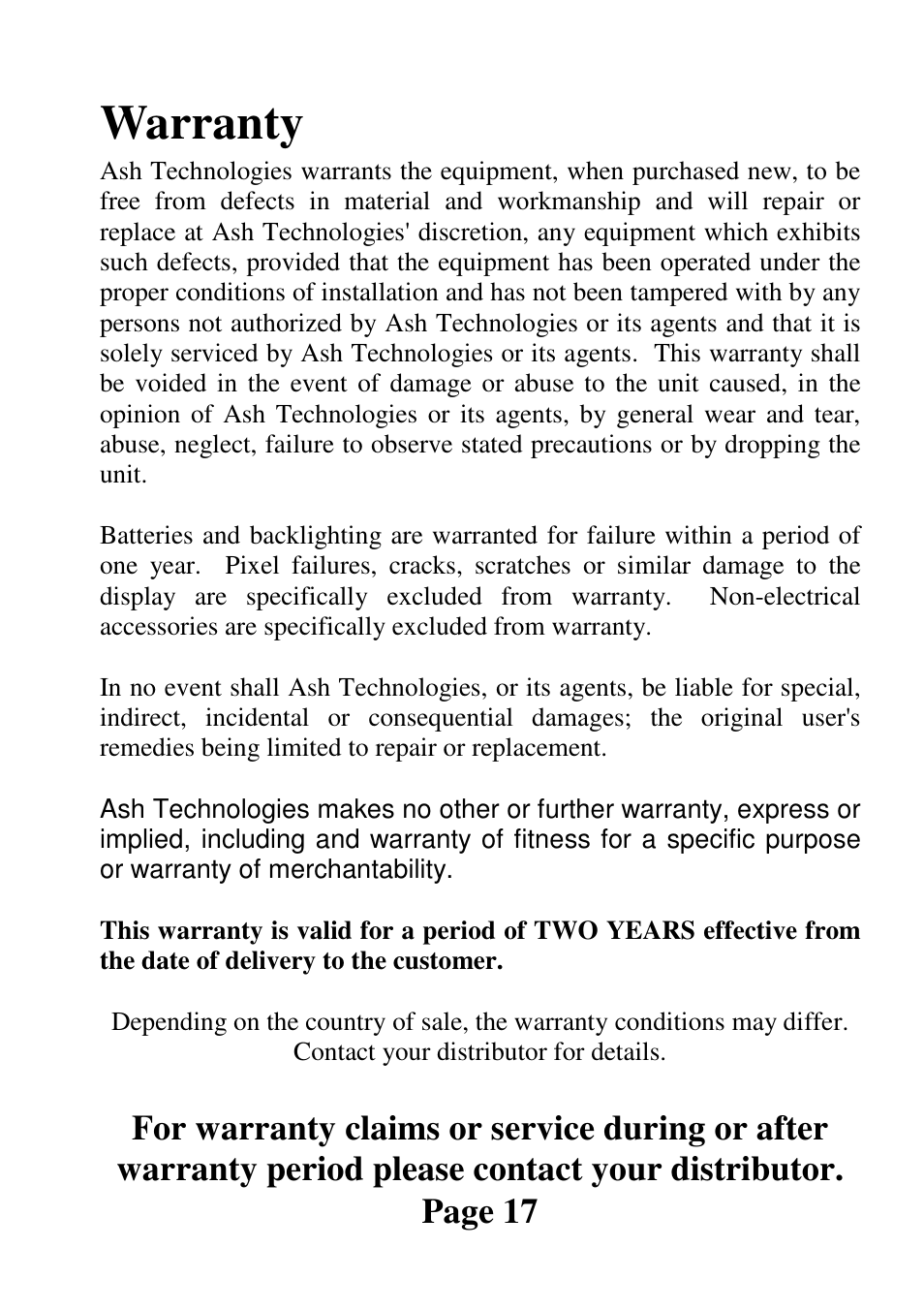 Warranty | Eschenbach Optik Fusion User Manual | Page 18 / 20