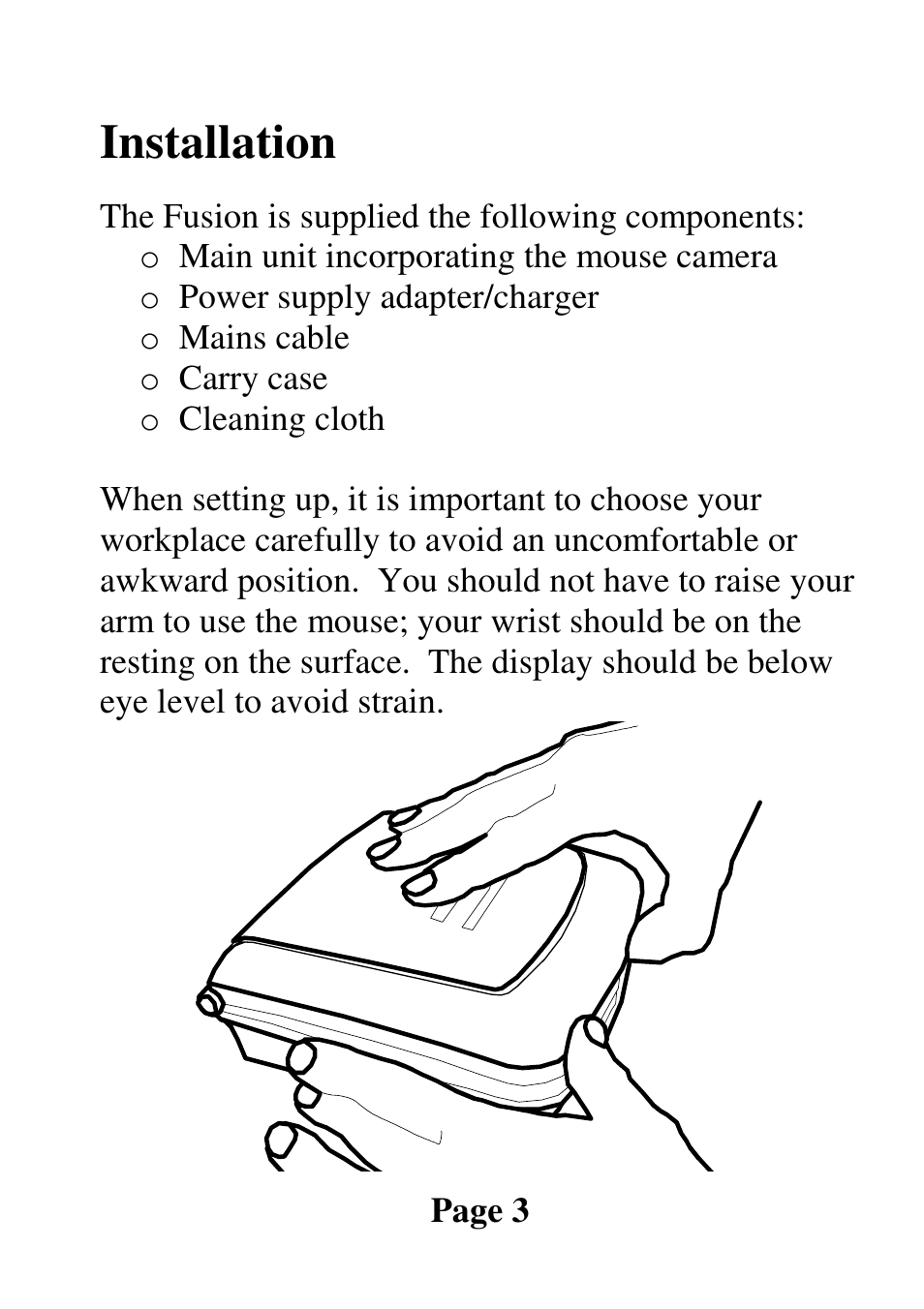 Installation | Eschenbach Optik Fusion User Manual | Page 4 / 20